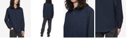 Calvin Klein Men's Solid Patch Pocket Button Down Easy Shirt